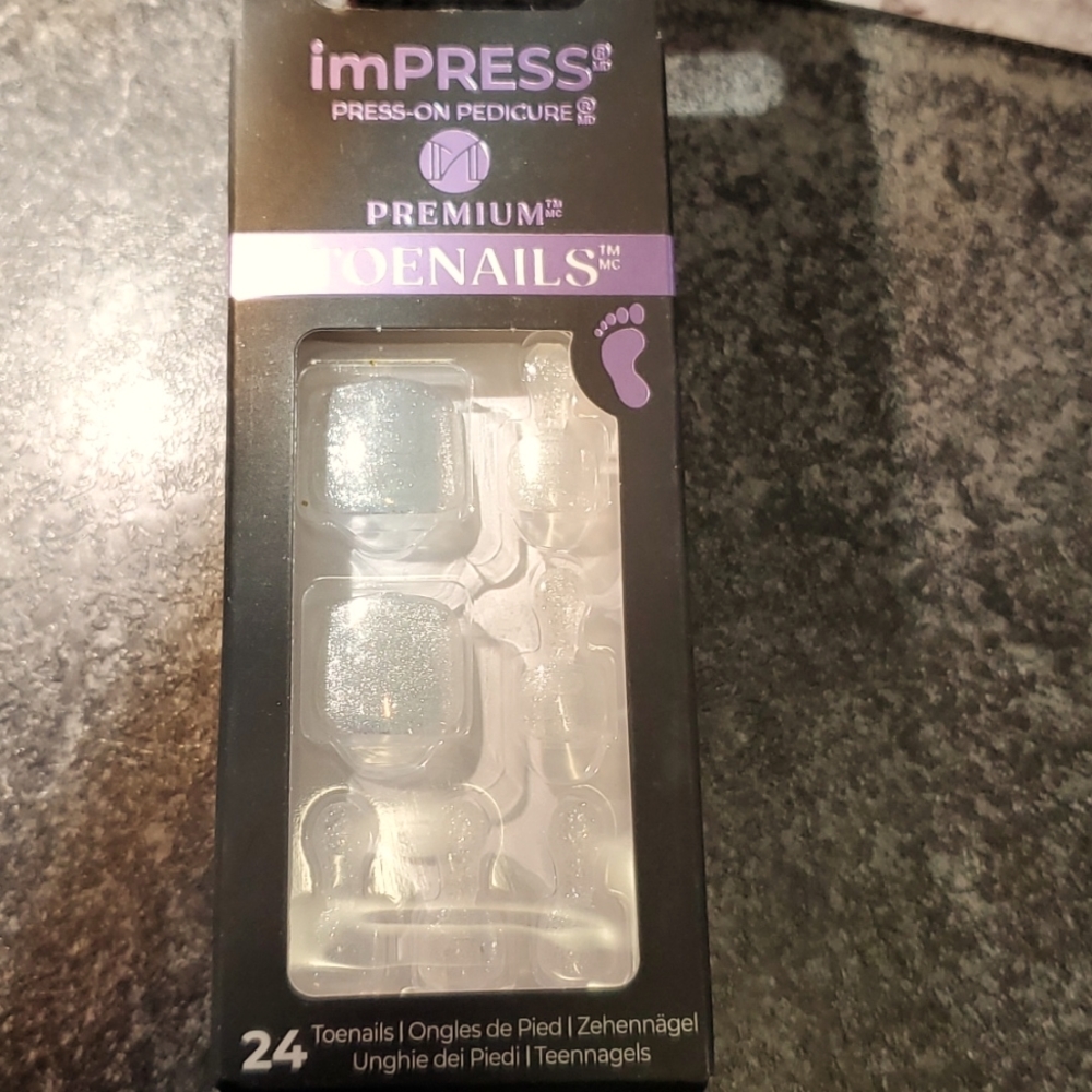 NWT imPress press on Pedicure TOES